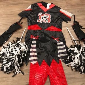 Scary cheerleader Halloween costume